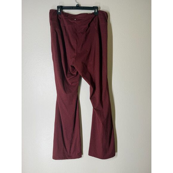 Old Navy Red High Ruse Flare Leggings Sz XXL Tall Athleisure Casual Comfort - Picture 3 of 9